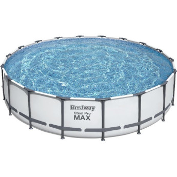 Каркасный бассейн BESTWAY, 549х122 см, 23062 л + фильтр-насос 5678 л/ч, тент, лестница